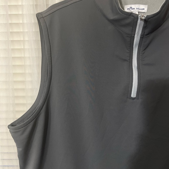 Peter Millar Vest Crown Sport Active Apollo Reflect. Large  Gray D11 - Picture 2 of 12